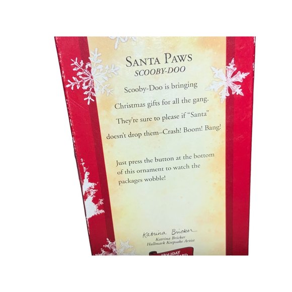 Hallmark Scooby Doo Santa Paws Christmas Ornament - Picture 14 of 16
